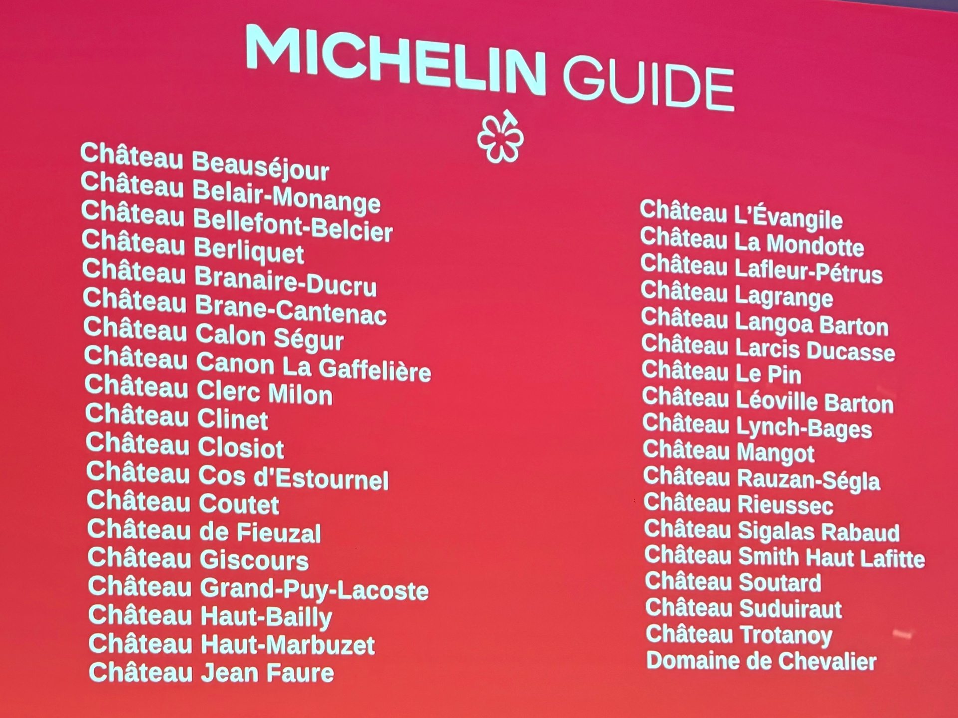 Grappes MICHELIN : la première sélection des domaines viticoles bordelais dévoilée à la Cité du Vin — illustration 2