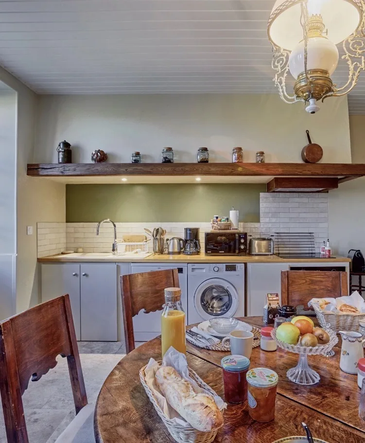 Cuisine et petit-déjeuner maison dans un gîte du Clos Boissière