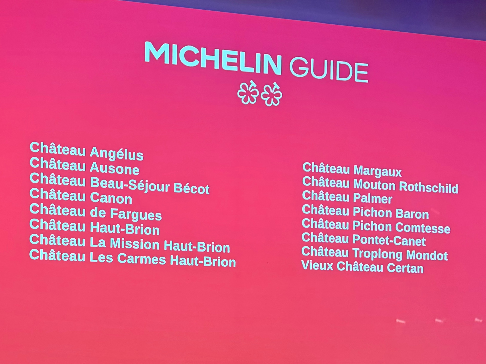 Grappes MICHELIN : la première sélection des domaines viticoles bordelais dévoilée à la Cité du Vin — illustration 3
