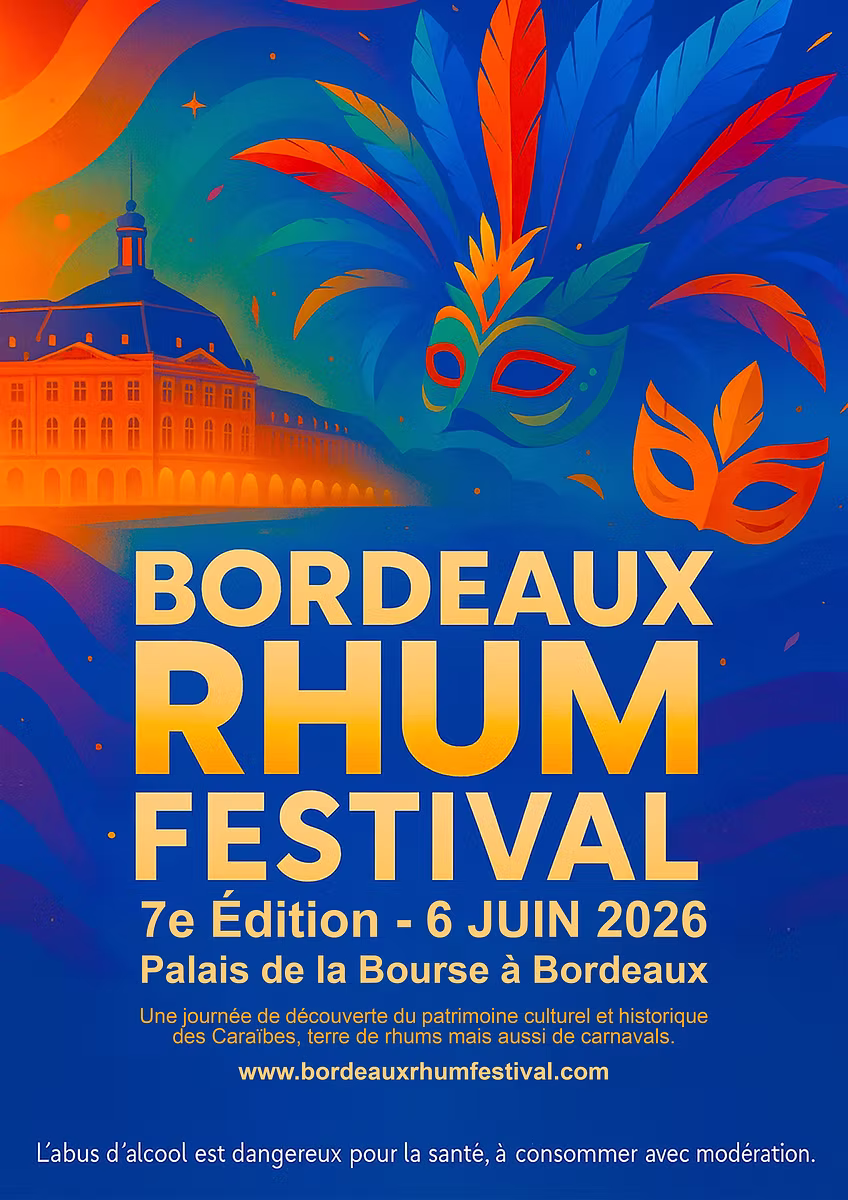 Bordeaux Rhum Festival 2026 : 7ᵉ édition au Palais de la Bourse — Bar à Bordeaux